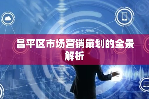 昌平区市场营销策划的全景解析