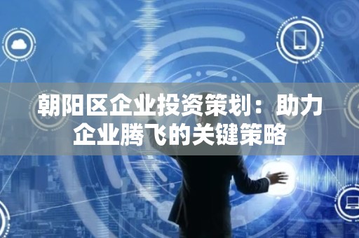 朝阳区企业投资策划：助力企业腾飞的关键策略
