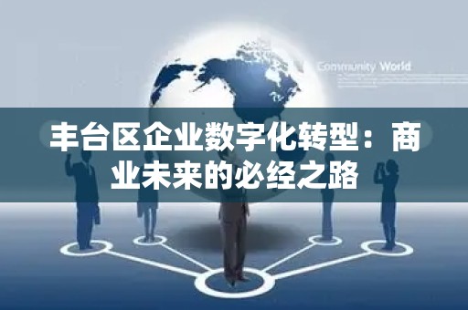 丰台区企业数字化转型：商业未来的必经之路