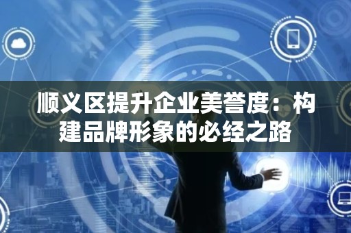 顺义区提升企业美誉度：构建品牌形象的必经之路