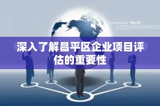 深入了解昌平区企业项目评估的重要性