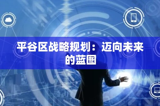 平谷区战略规划：迈向未来的蓝图