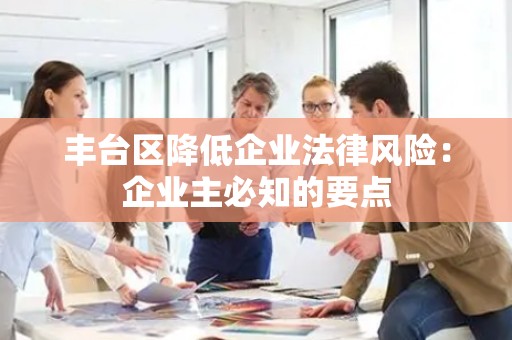 丰台区降低企业法律风险：企业主必知的要点