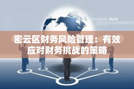 密云区财务风险管理：有效应对财务挑战的策略