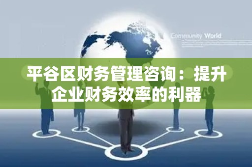 平谷区财务管理咨询：提升企业财务效率的利器