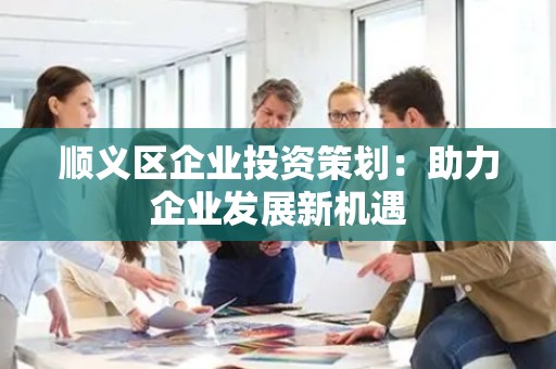 顺义区企业投资策划：助力企业发展新机遇