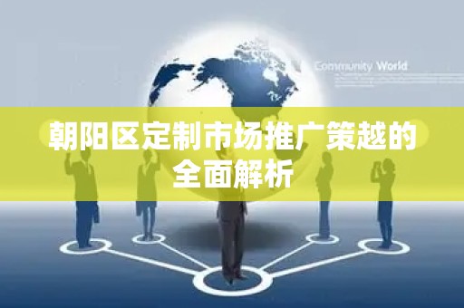 朝阳区定制市场推广策越的全面解析