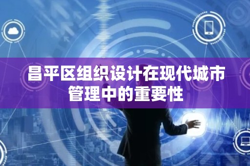 昌平区组织设计在现代城市管理中的重要性