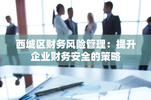 西城区财务风险管理：提升企业财务安全的策略