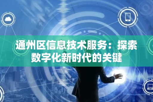 通州区信息技术服务：探索数字化新时代的关键