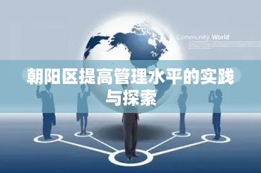 朝阳区提高管理水平的实践与探索