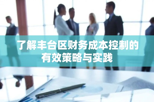 了解丰台区财务成本控制的有效策略与实践