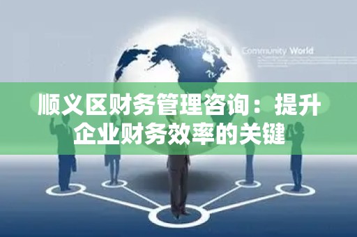 顺义区财务管理咨询：提升企业财务效率的关键