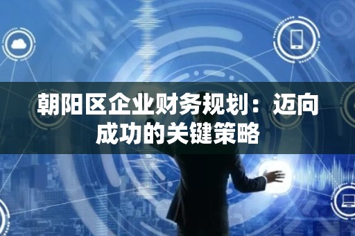 朝阳区企业财务规划：迈向成功的关键策略