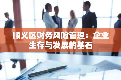 顺义区财务风险管理：企业生存与发展的基石