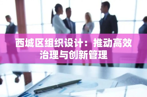 西城区组织设计：推动高效治理与创新管理