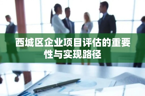 西城区企业项目评估的重要性与实现路径