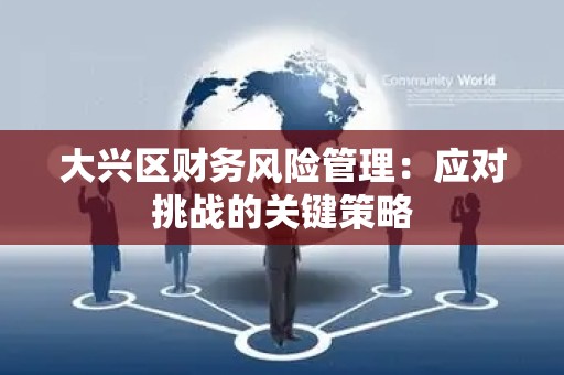大兴区财务风险管理：应对挑战的关键策略