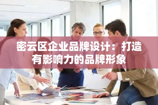密云区企业品牌设计：打造有影响力的品牌形象