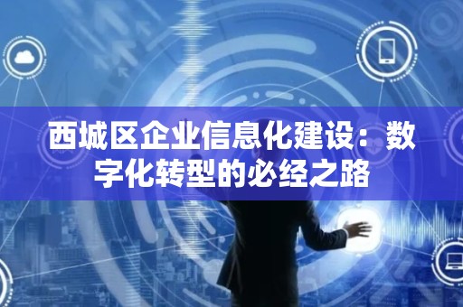 西城区企业信息化建设：数字化转型的必经之路
