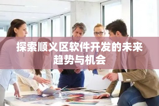探索顺义区软件开发的未来趋势与机会