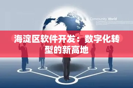 海淀区软件开发：数字化转型的新高地