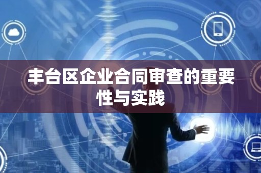 丰台区企业合同审查的重要性与实践
