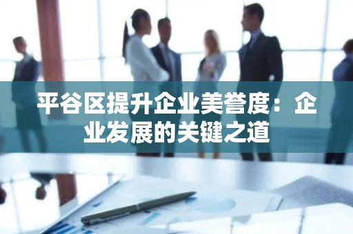 平谷区提升企业美誉度：企业发展的关键之道