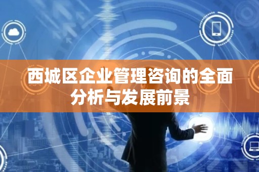 西城区企业管理咨询的全面分析与发展前景