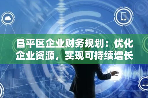 昌平区企业财务规划：优化企业资源，实现可持续增长