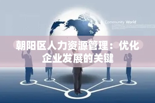 朝阳区人力资源管理：优化企业发展的关键